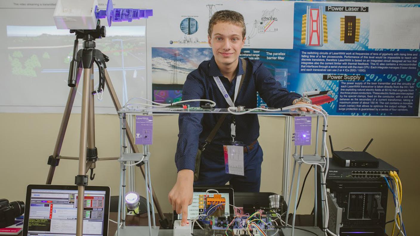 Valerio Pagliarino, inventore della LaserWan