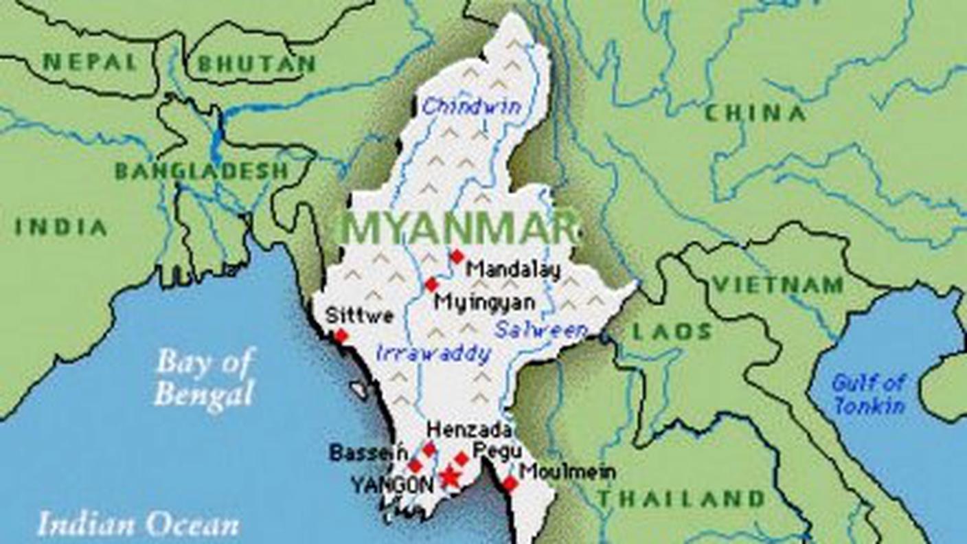 myanmar mappa 