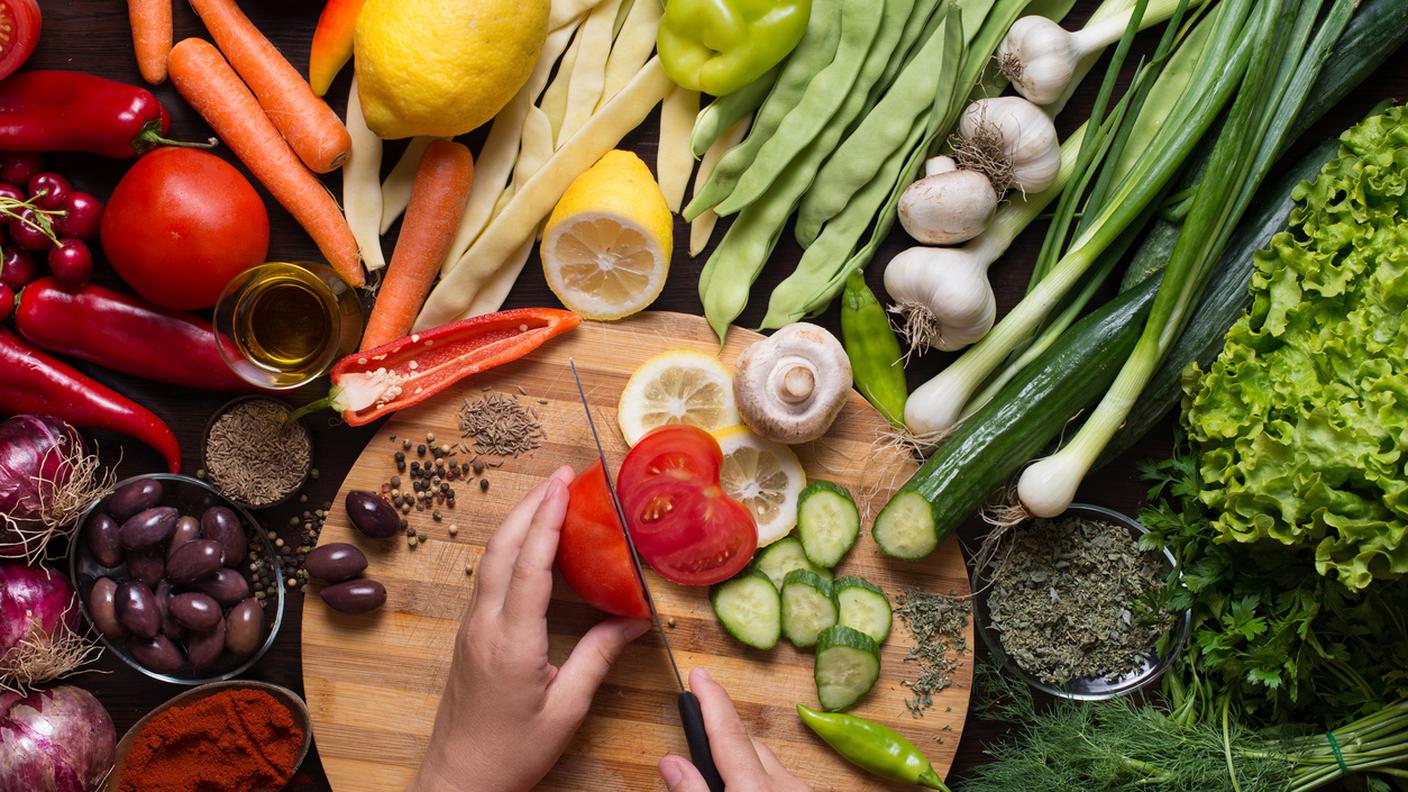 verdure varie, Verdura, Olio d'oliva, Pomodoro, Carota, Limone