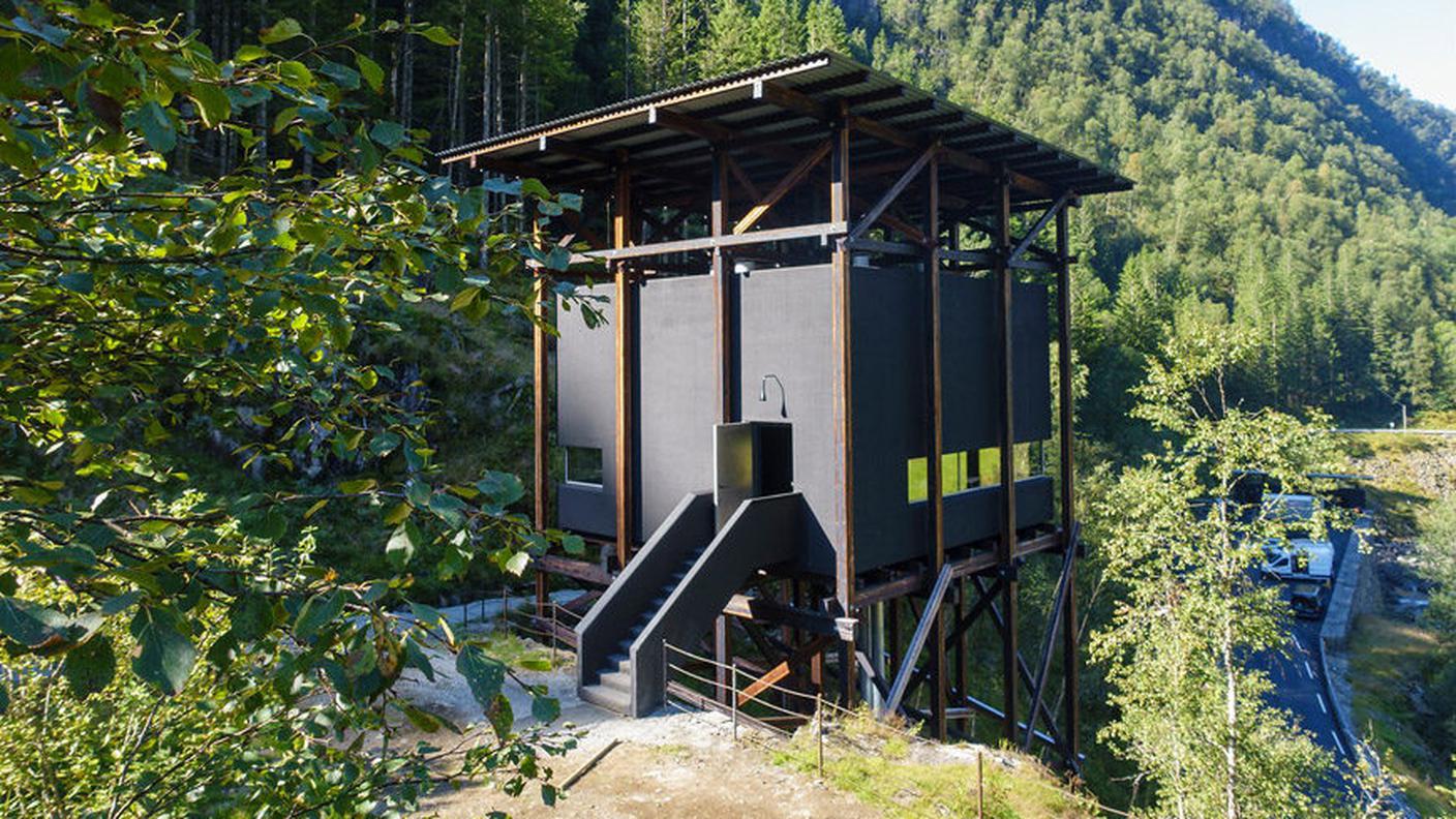 Il Museo della Miniera di Zinco Allmannajuvet è un sito di archeologia industriale nella Norvegia meridionale progettato da Peter Zumthor