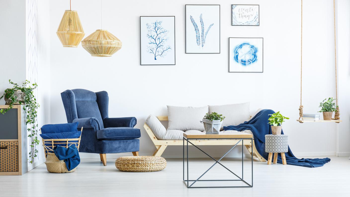 casa, pulita, soggiorno, ordine