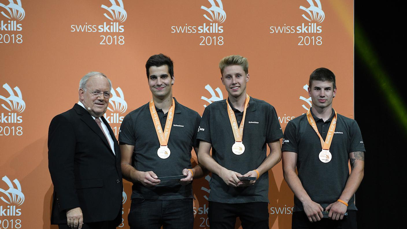 Manuele Gianella, medaglia di bronzo come saldatore a SwissSkills2018