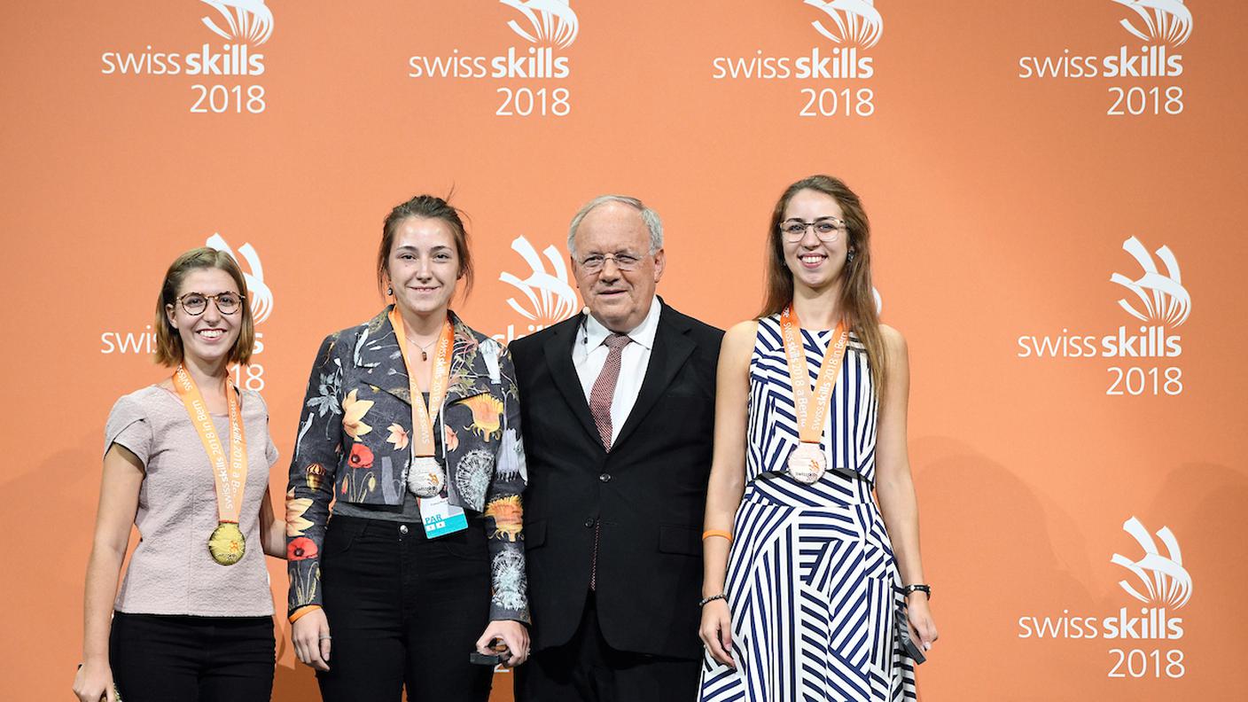 Franca Borgna, medaglia d'argento come creatrice d'abbigliamento a SwissSkills2018