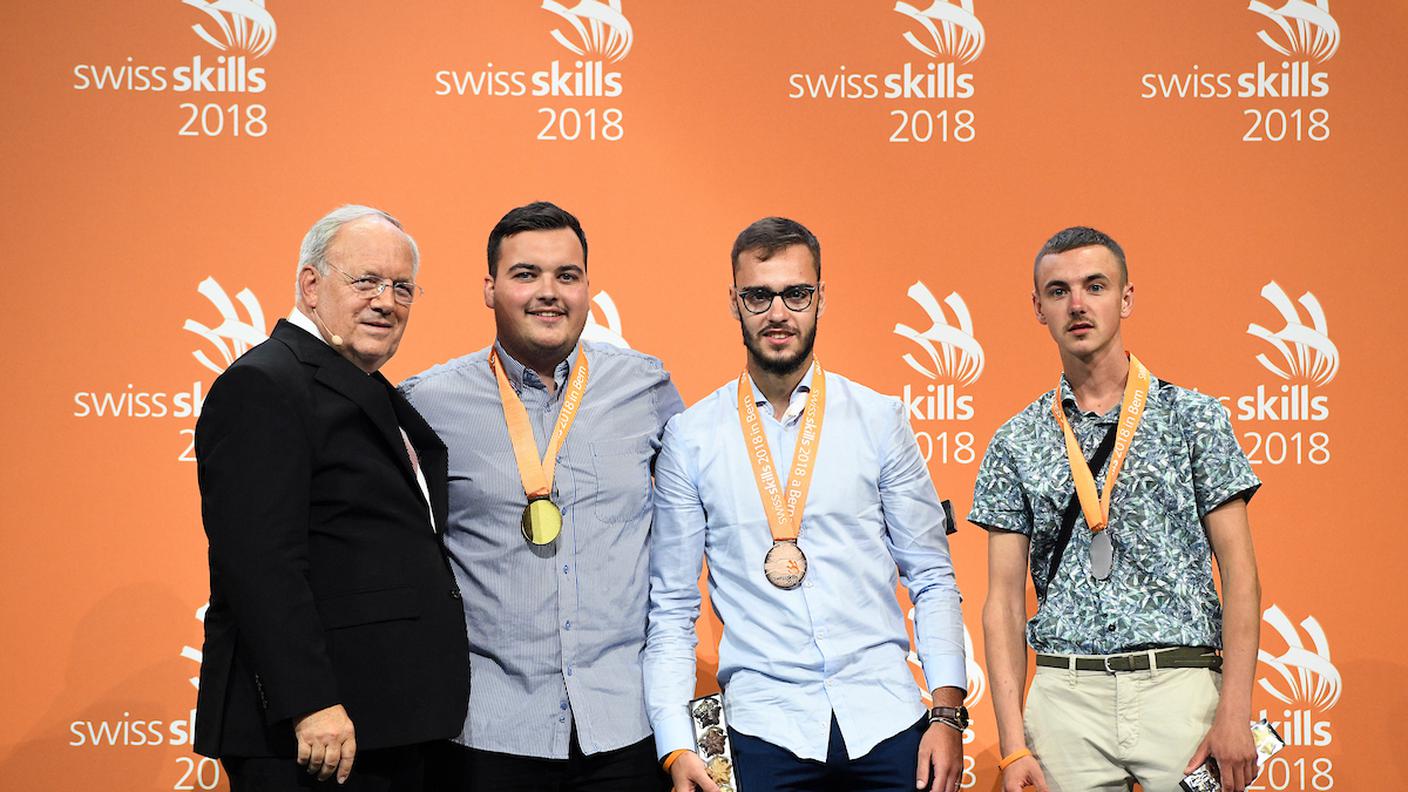 Luca Roma, oro come vetraio a SwissSkills2018