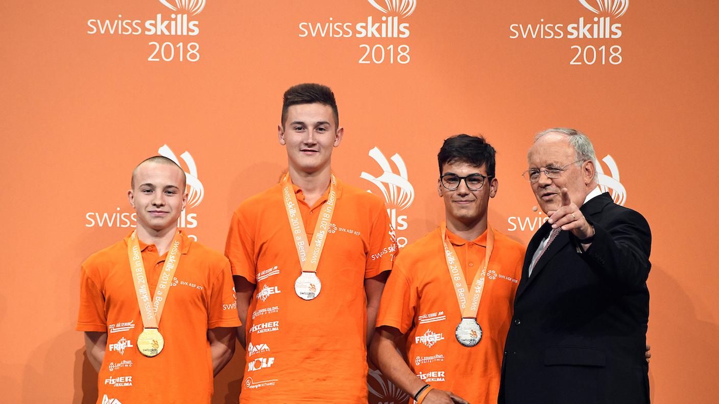 Matteo Calà, argento come installatore di impianti di refrigerazione a SwissSkills2018