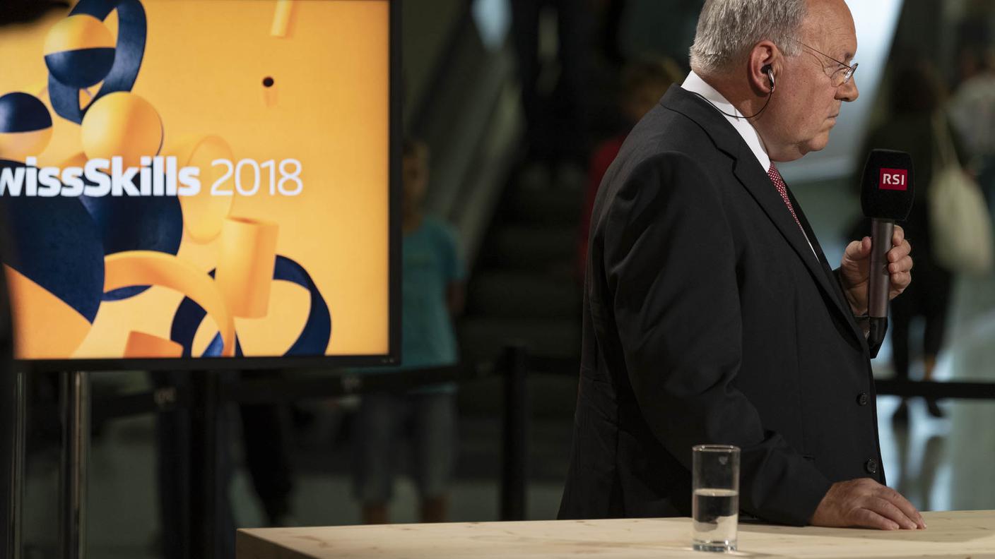 Consigliere federale Johann N. Schneider-Ammann a SwissSkills2018
