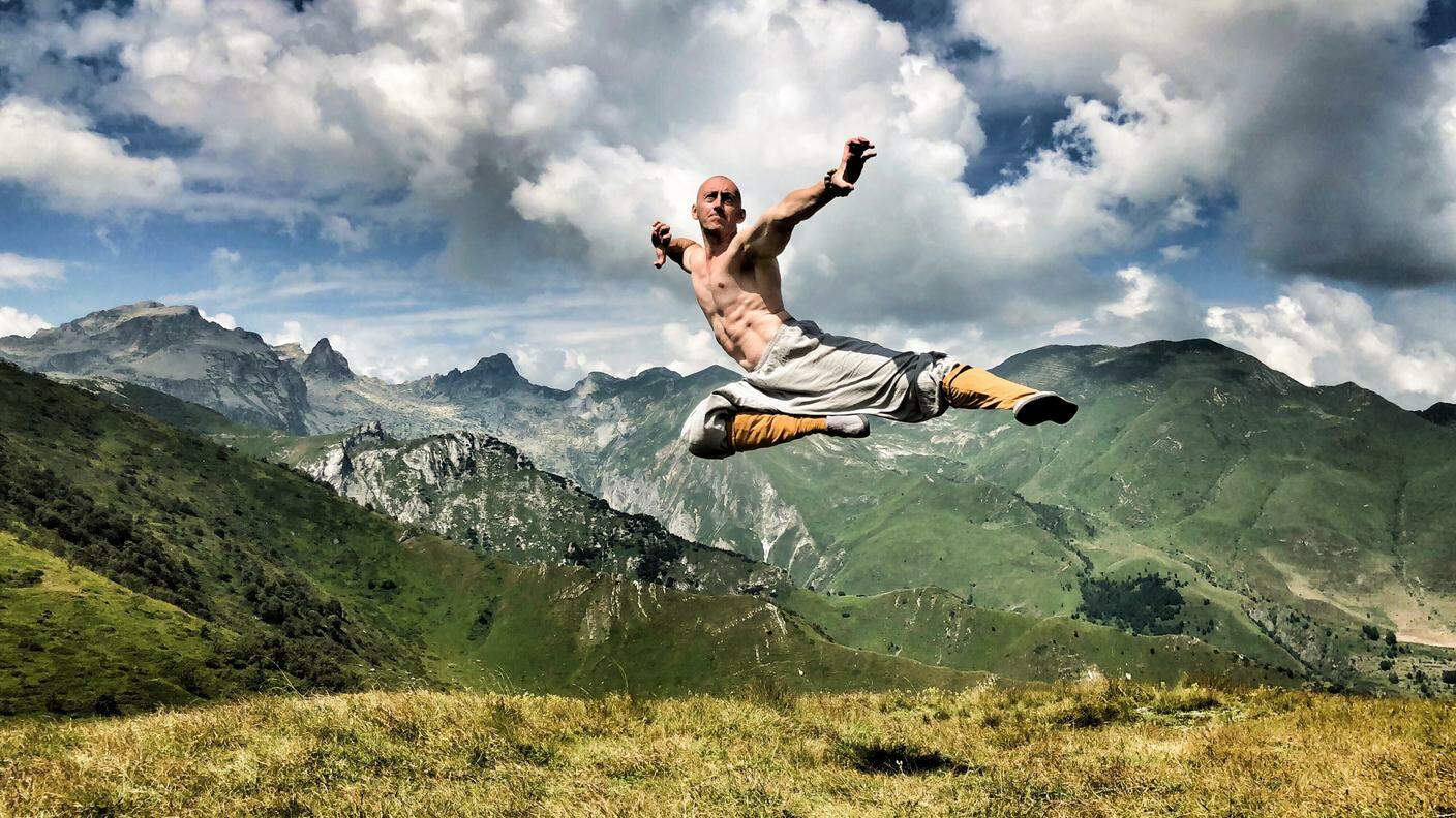 Walter Gjergja, un monaco Shaolin a Lugano