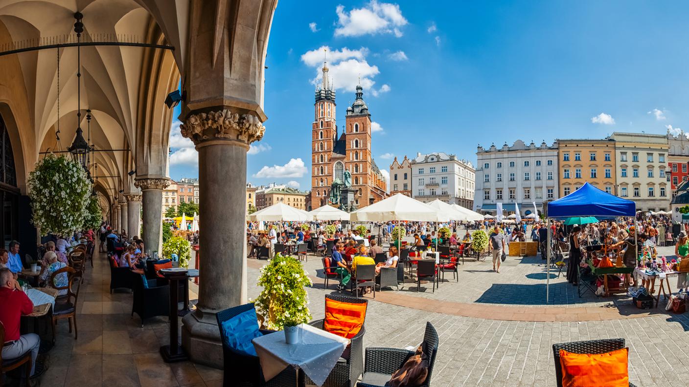 Piazza del mercato, Cracovia
