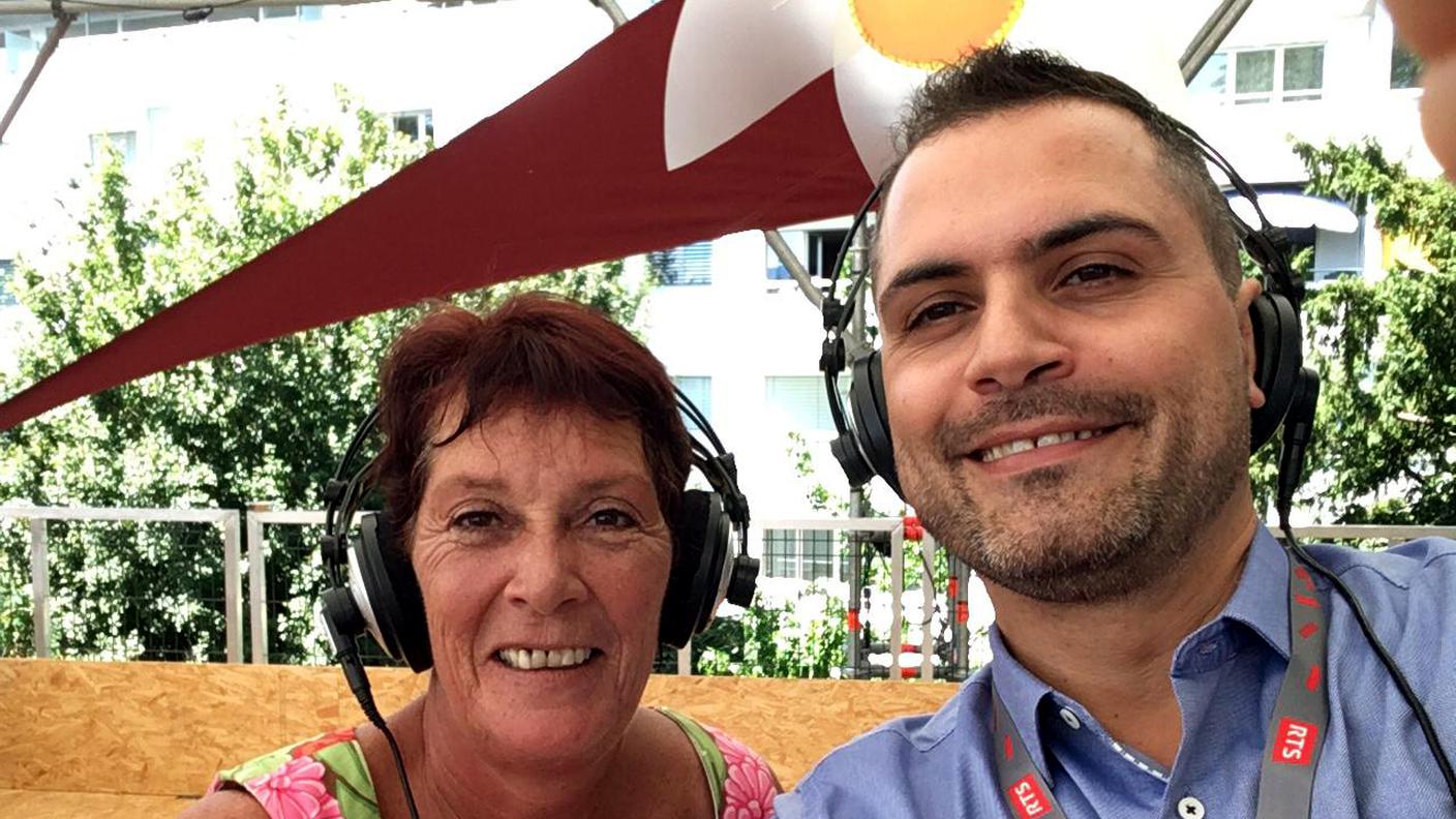 Davide Gagliardi con Corinne Buttet, 08.08.19