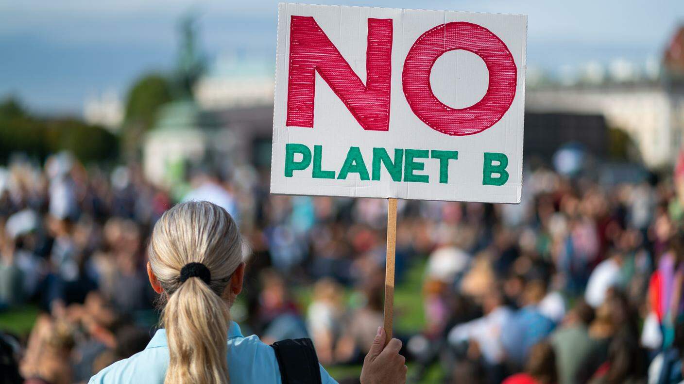 cambiamento climatico "no planet b" nessun pianeta b
