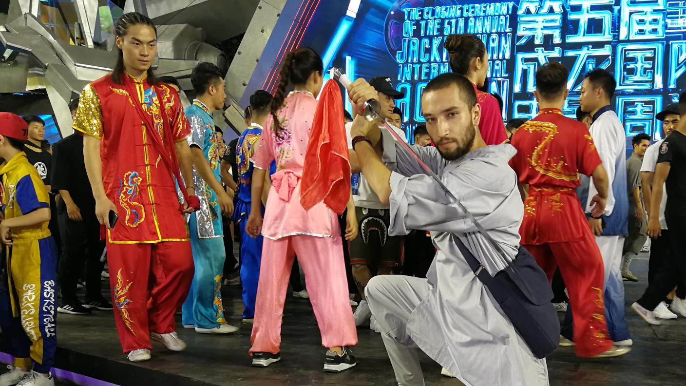 Cosimo Wolf Arnese, fondatore e capo istruttore di Shaolin Kung Fu Ticino