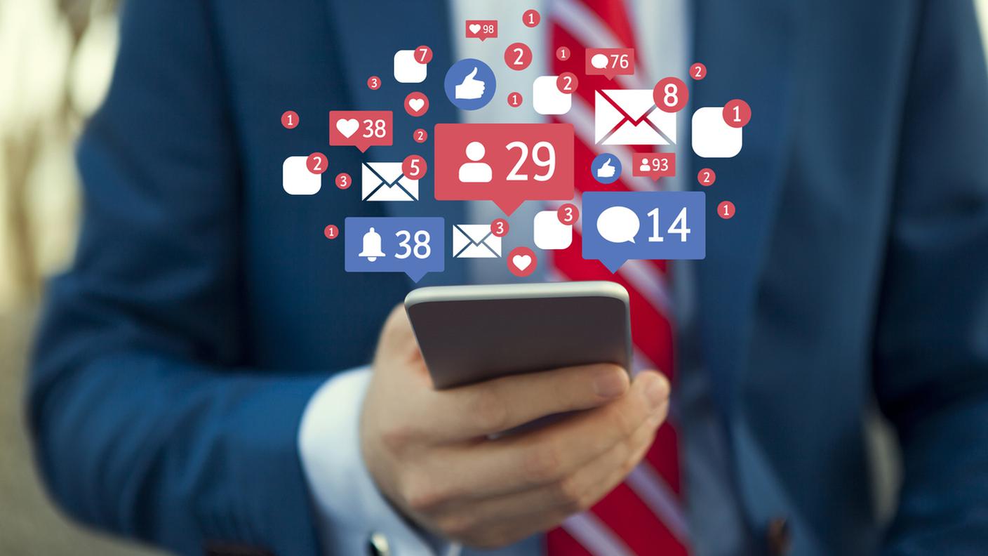 facebook uomo d'affari