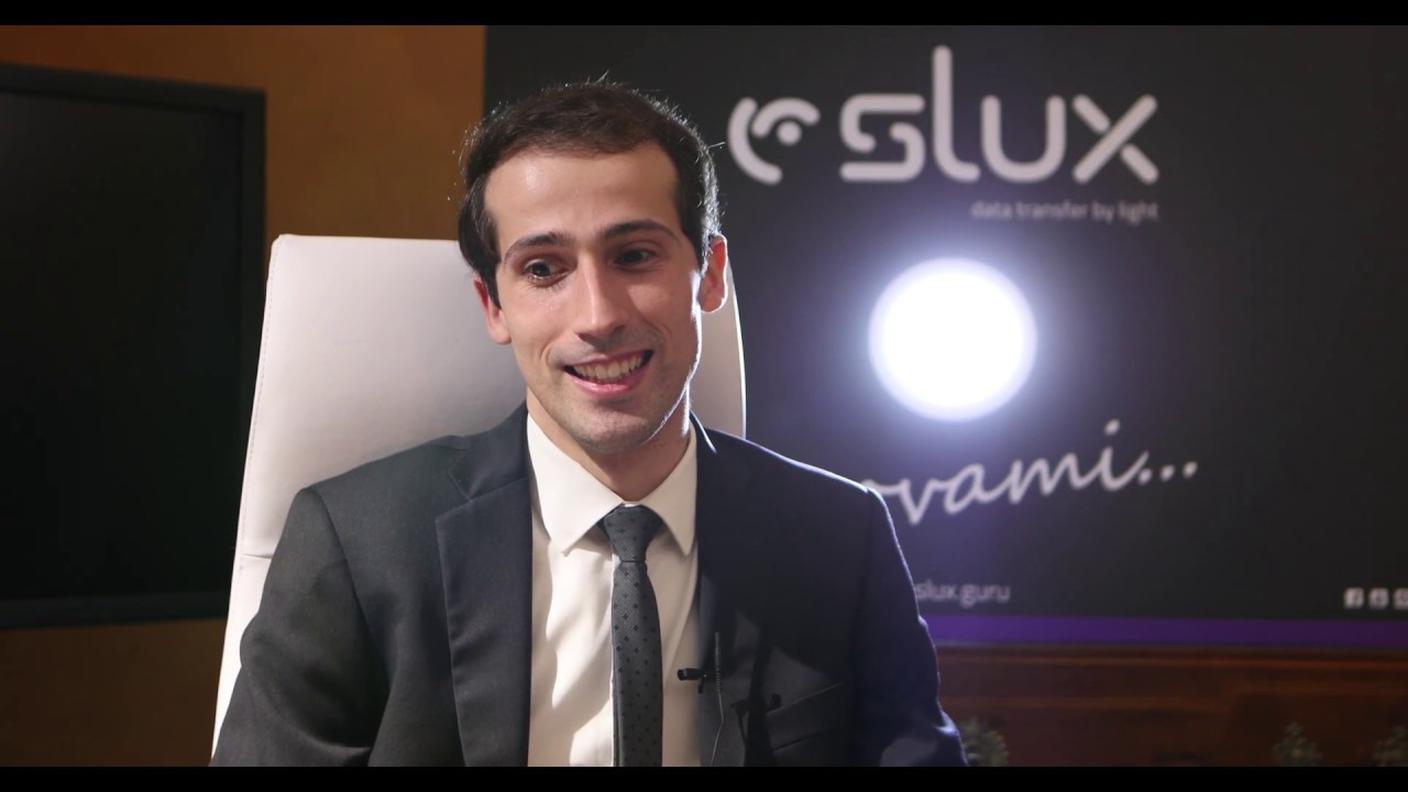 Li-Fi Slux, Alessandro Pasquali, imprenditore e cofondatore