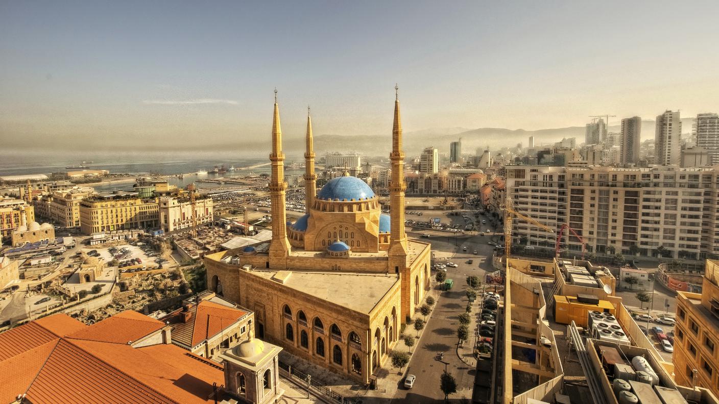 Beirut, Libano, Moschea, Mohammed, Illuminato