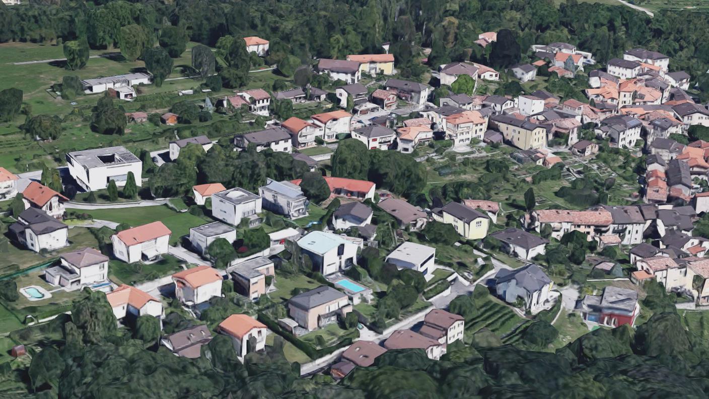 Lugaggia dall'alto