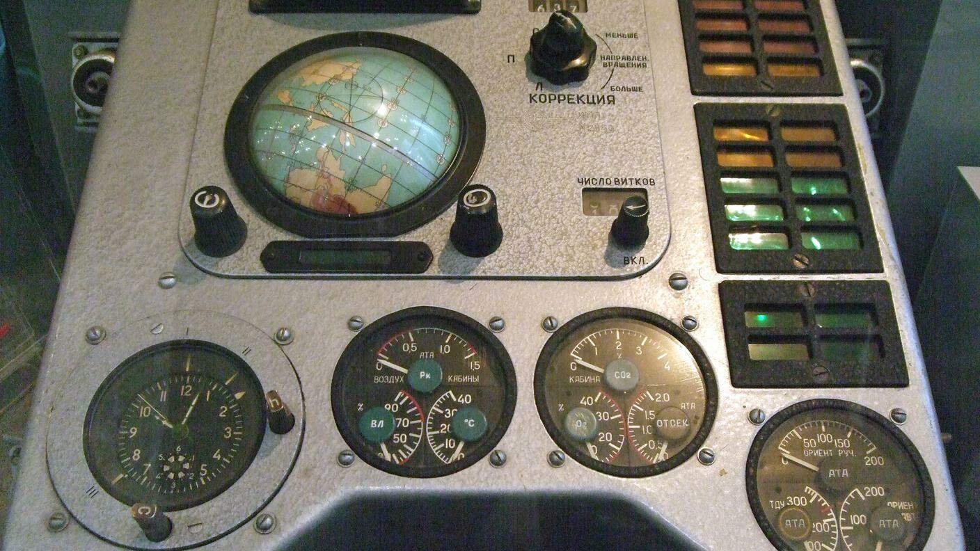 Pannello di controllo della Vostok 1