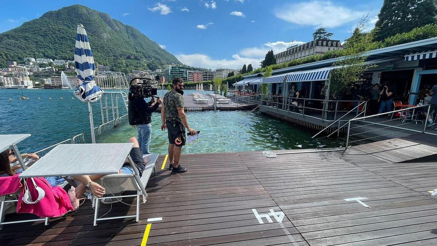 Alcune scene del nuovo film di Leonardo Pieraccioni, "Il sesso degli angeli"