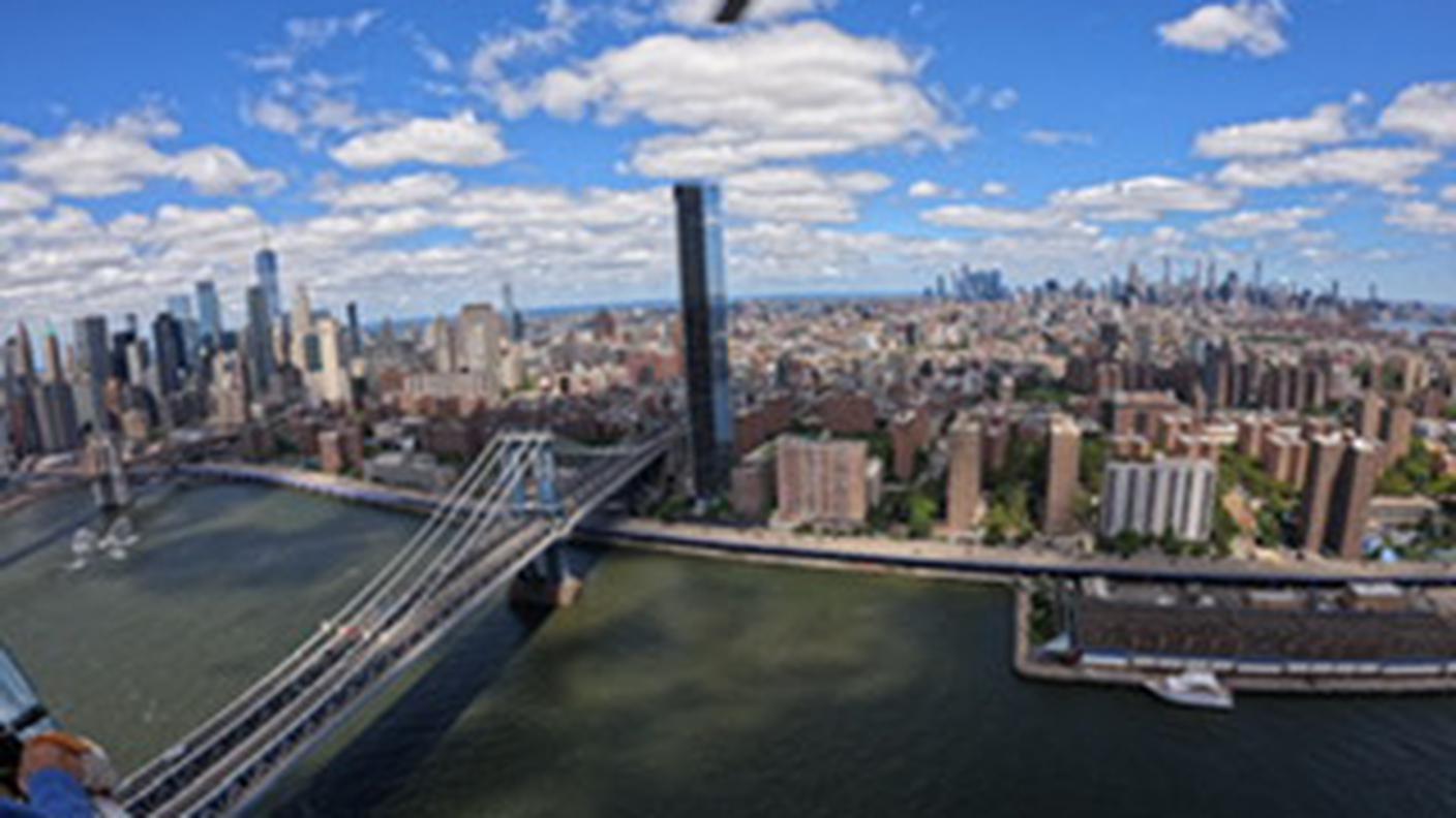 Immagine di Manhattan fatte in volo sul giroplano