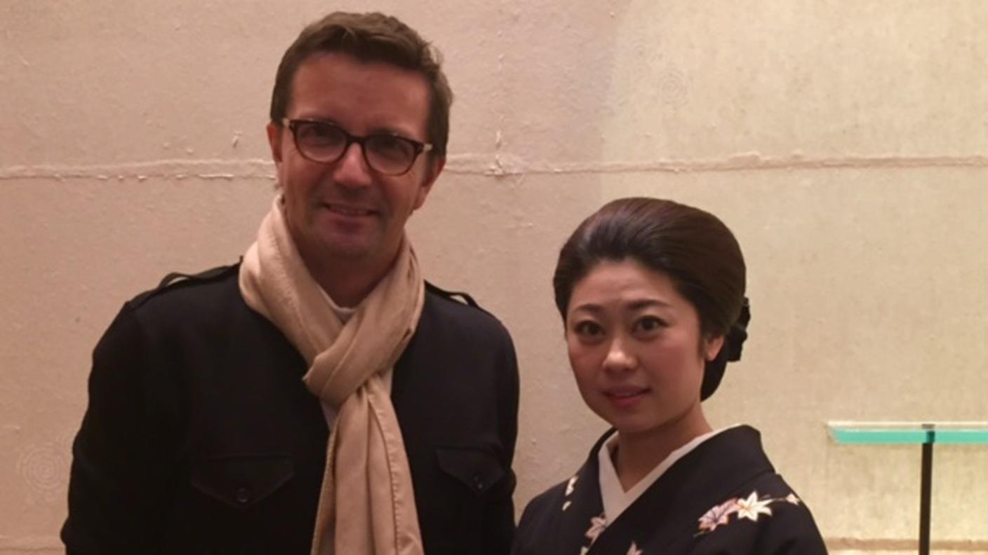 Con una geisha