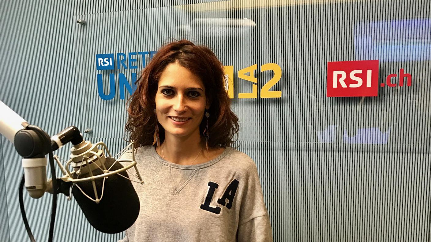 Selene Crameri nello studio di Albachiara