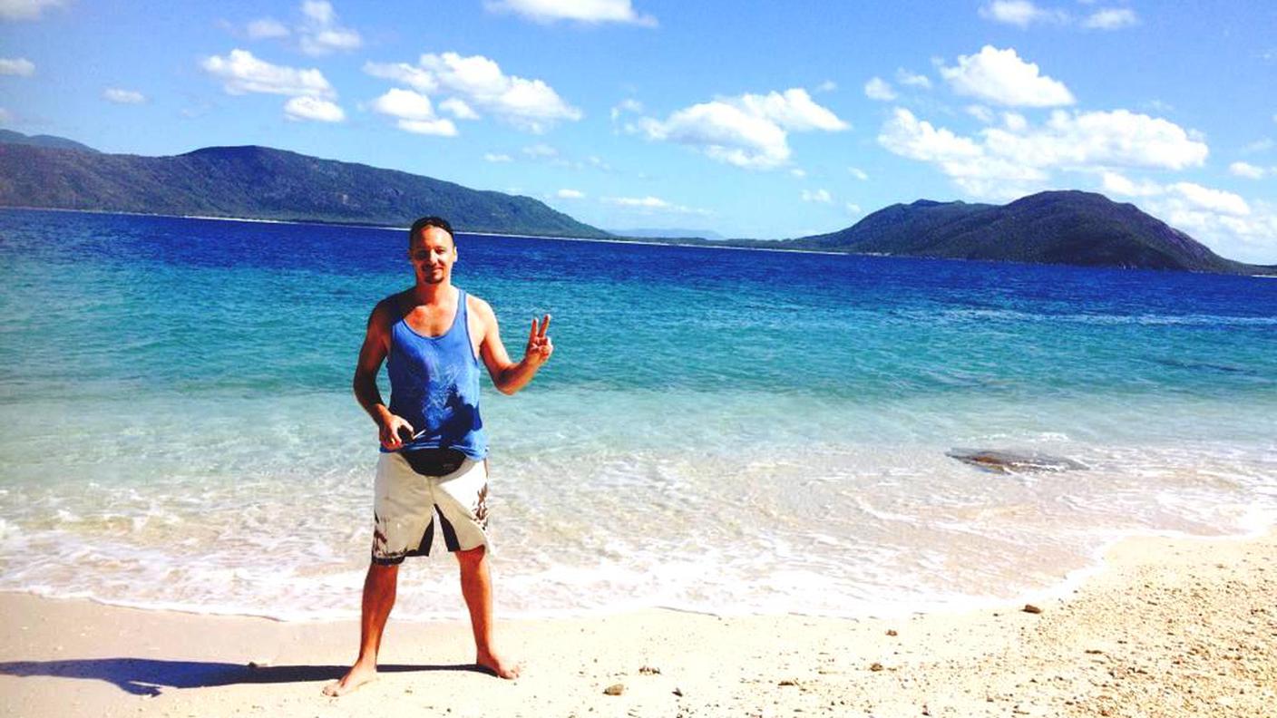 Massimo Lazzarini a Fitzroy Island Beach Cairns