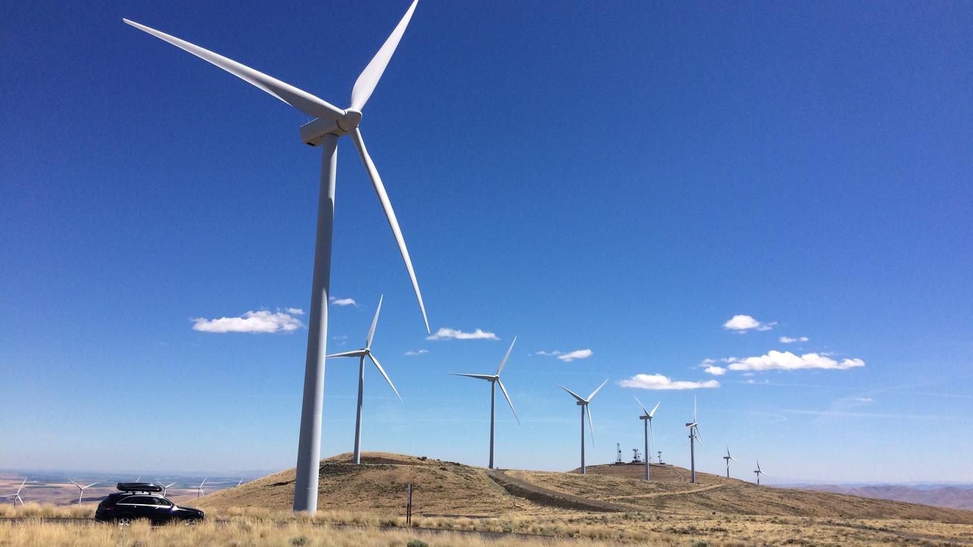 Ellensburg è ventosa e ospita una centrale eolica