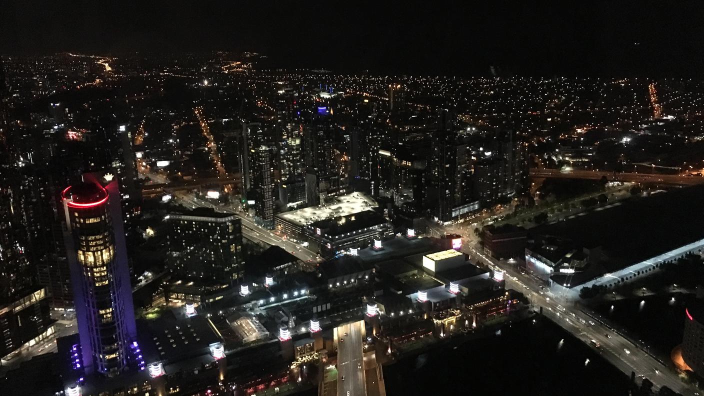 Melbourne by night