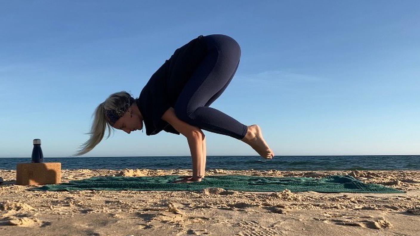 Esercizi in spiaggia