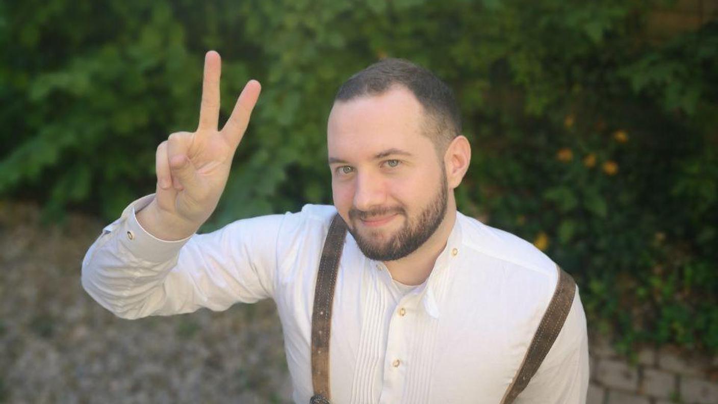 Stefan pronto per l'Oktoberfest