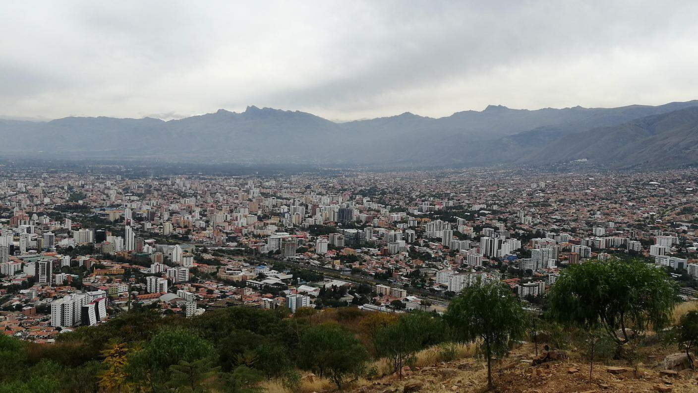 Cochabamba dall'alto
