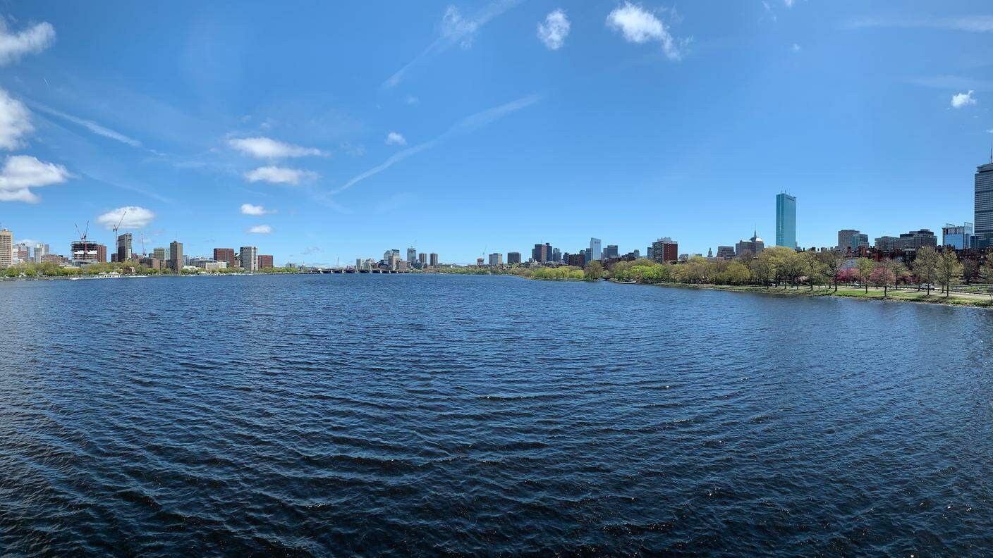 Panoramica di Boston