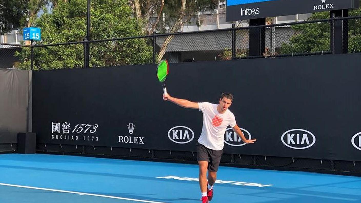 Luca agli Australian Open
