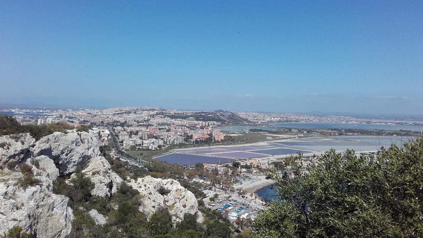 Cagliari dall'alto