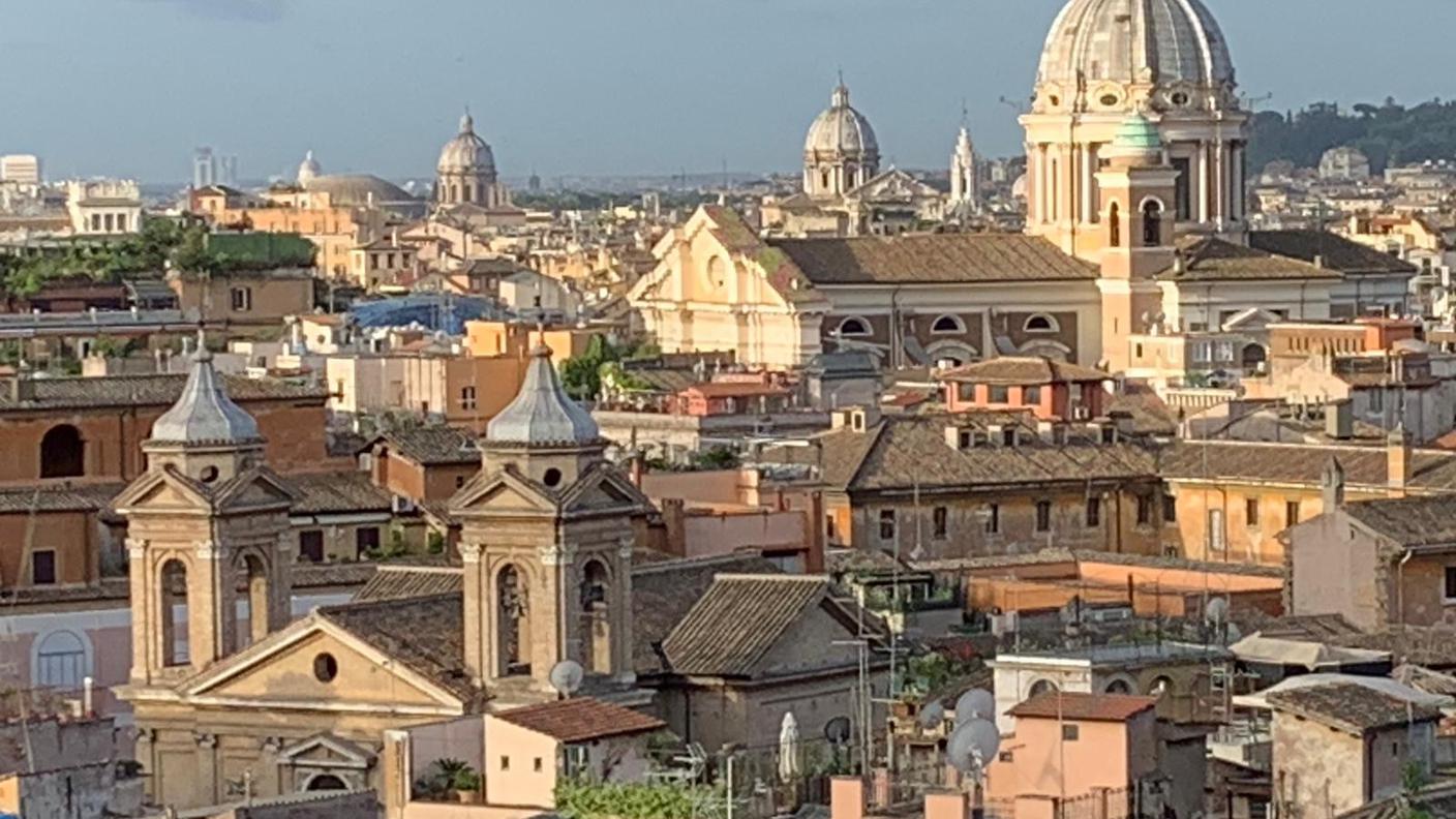 Roma silenziosa alle sette del mattino
