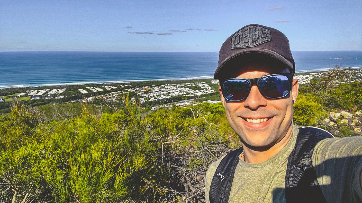 Christian al Mount Coolum National Park