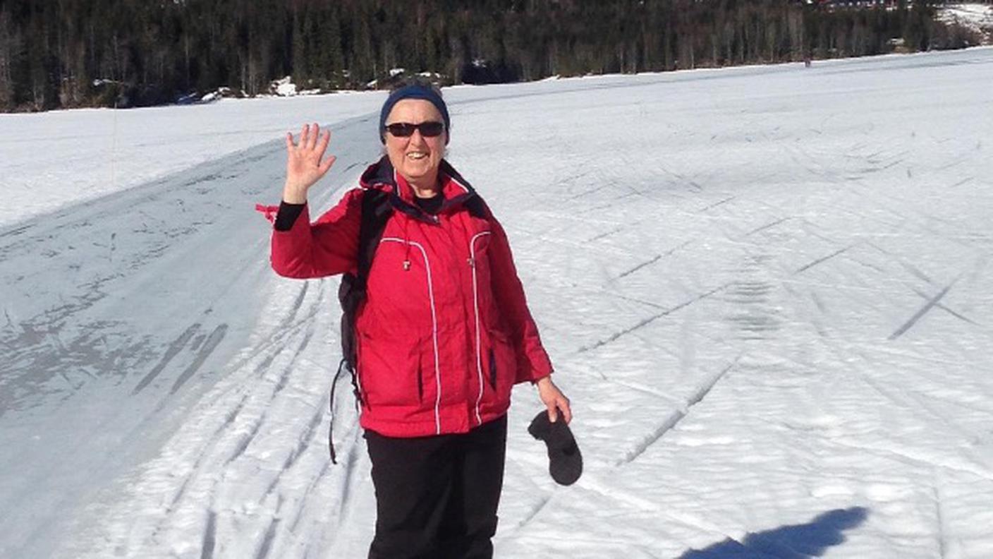 Silvia sulla neve