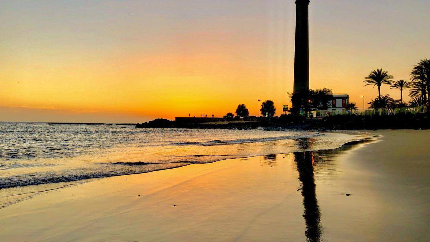 Tramonto di San Fernando de Maspalomas 