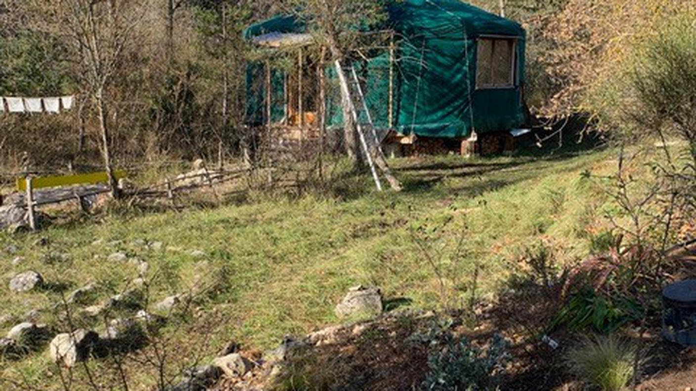 Avvicinandosi alla yurta