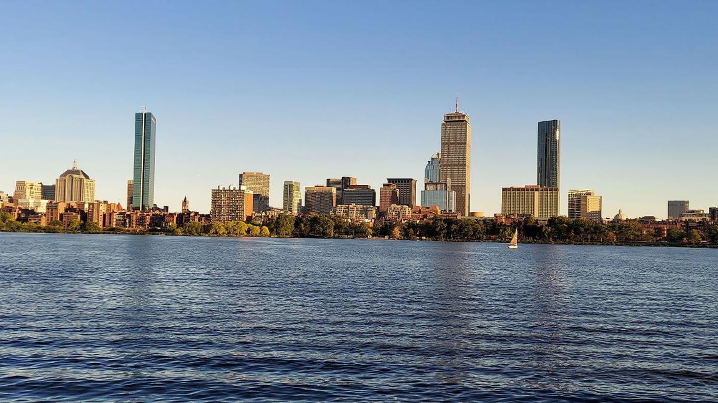 Boston vista da Cambridge
