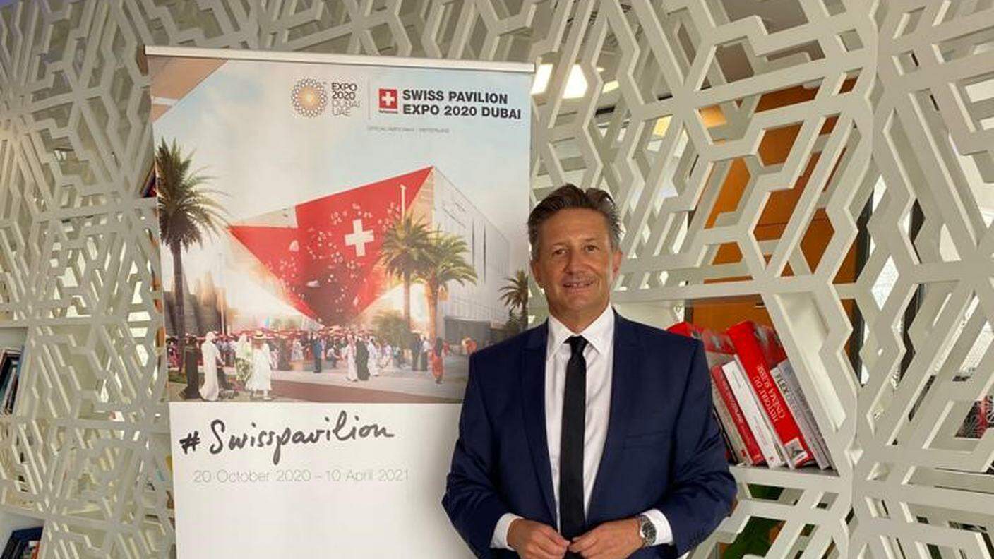Presentazione del Padiglione svizzero ad Expo2020Dubai che aprirà i battenti il 1. di Ottobre 2021