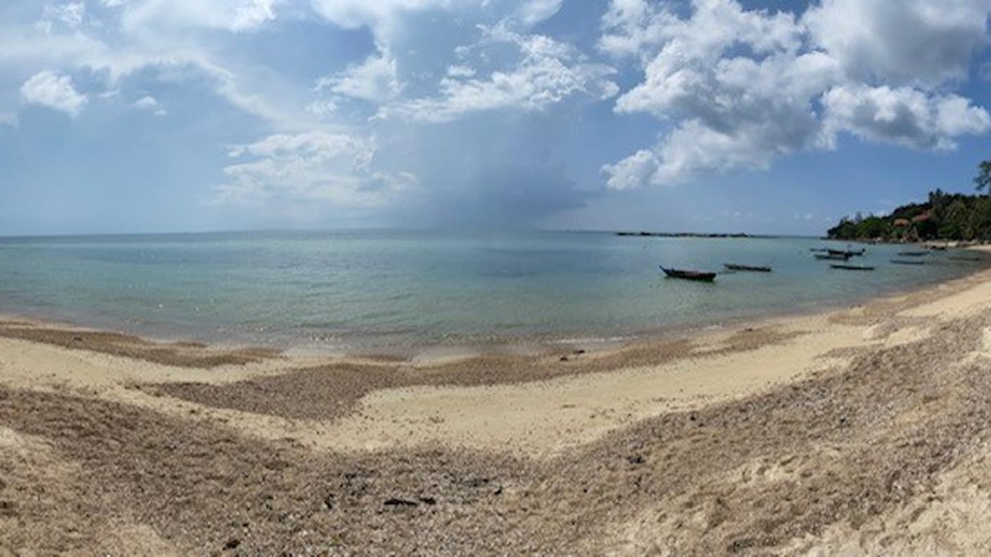 In spiaggia