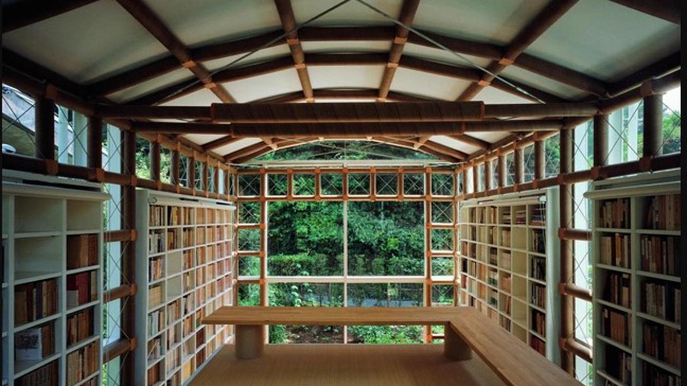 Library of a poet, Zushi, Kanagawa, Giappone