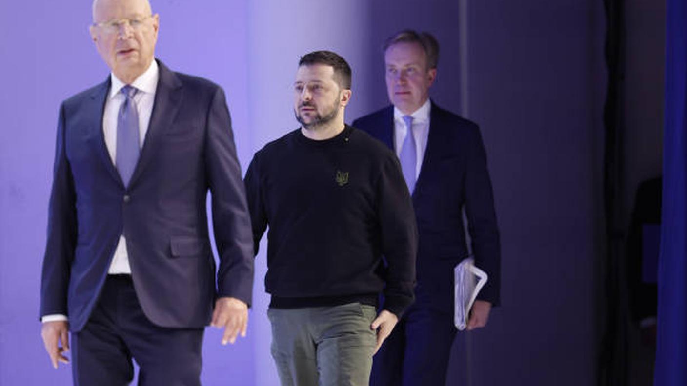 Zelensky al WEF di Davos