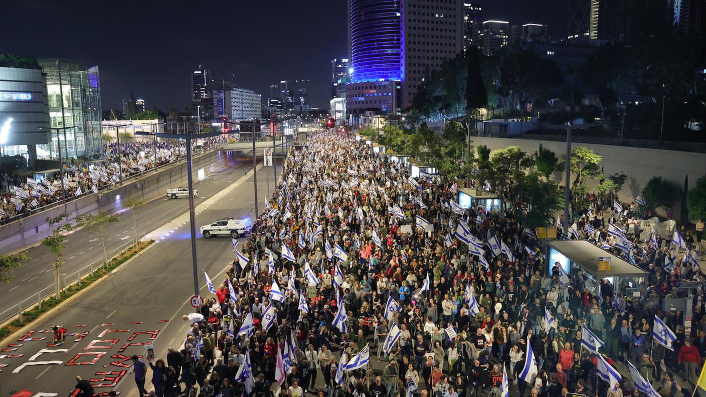 Tel Aviv proteste anti governative 2