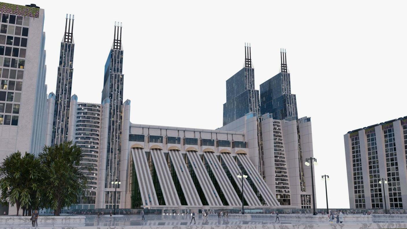 Antonio Sant’Elia, La città nuova (in3d)