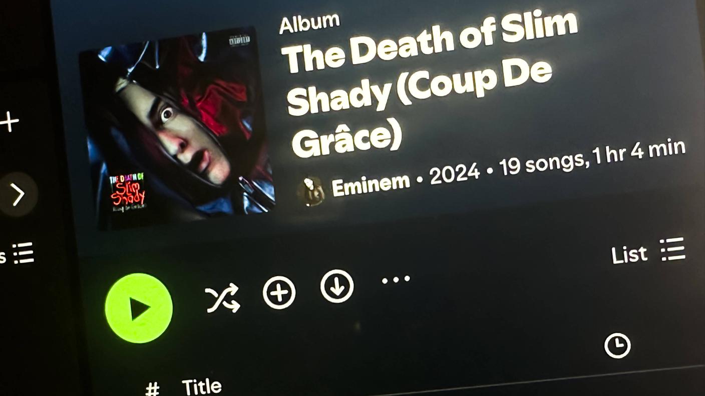 The Death of Slim Shady Coup de GroÂce, Eminem