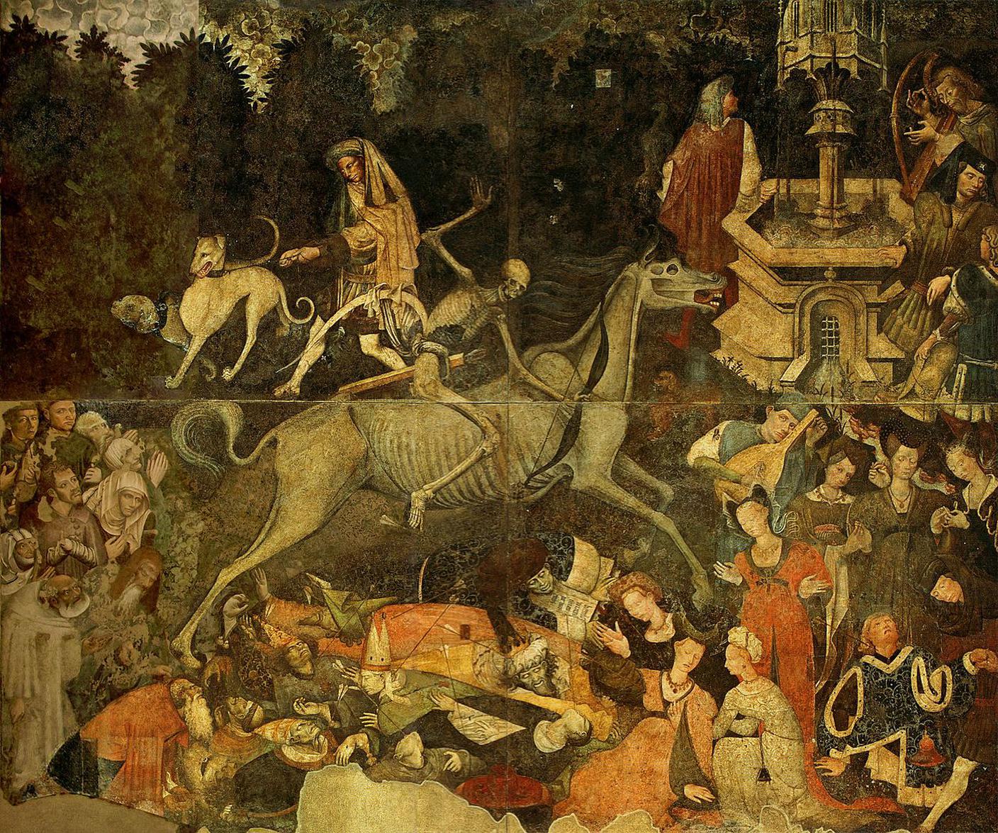 Trionfo della morte, peste