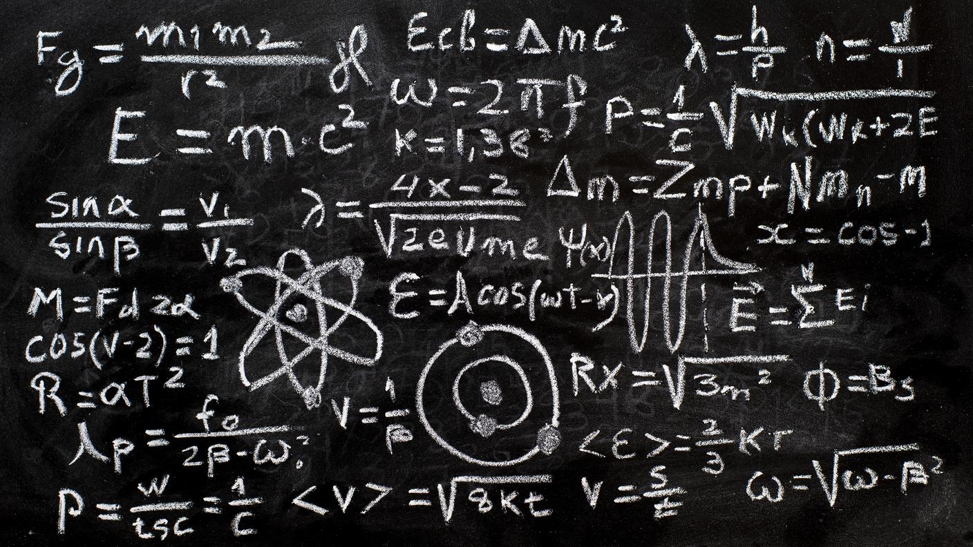 fisica quantistica formule lavagna