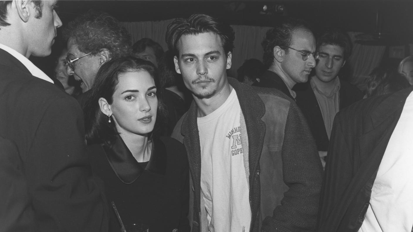 Winona Ryder e Johnny Depp