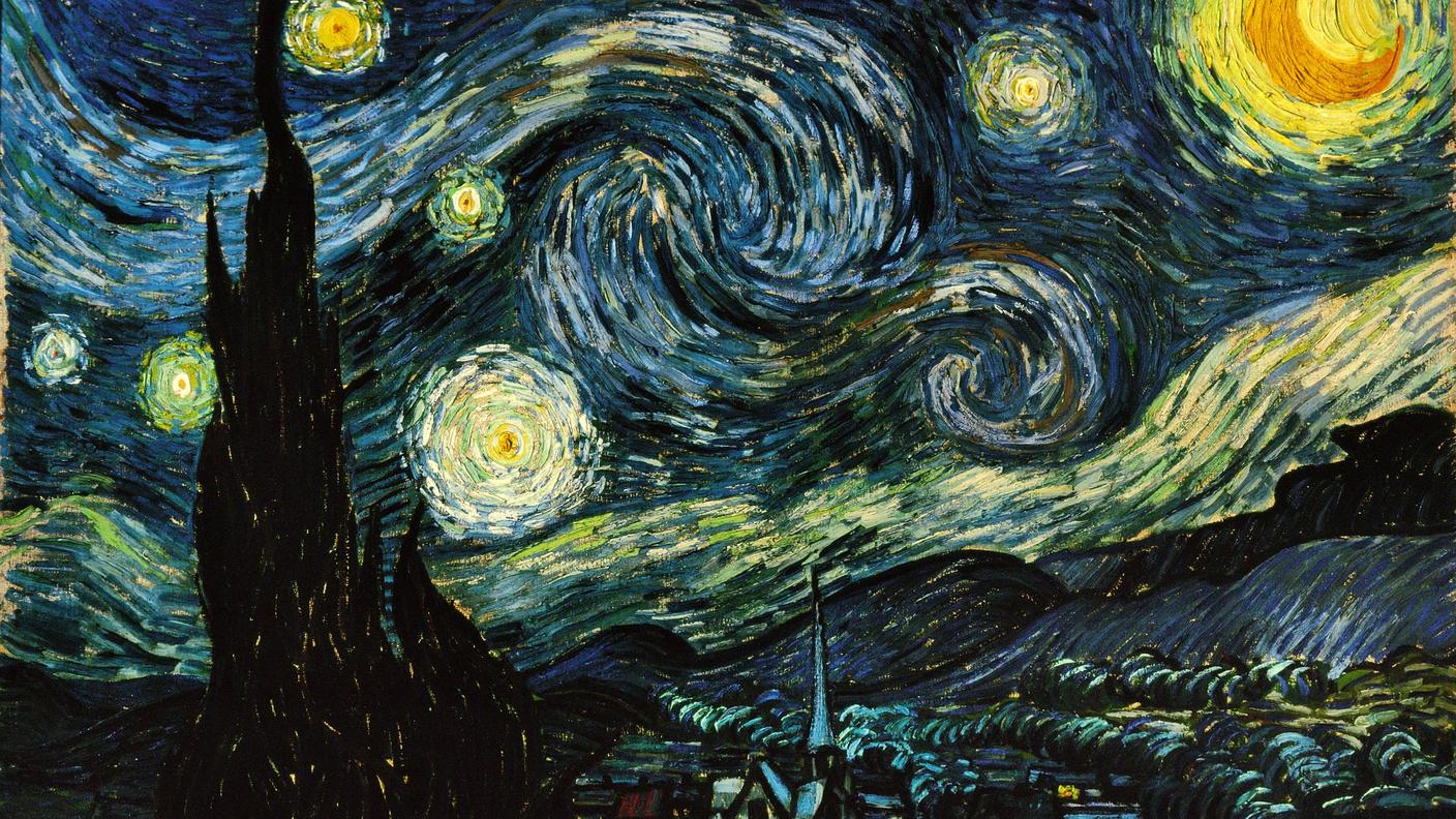 La notte stellata di Vincent van Gogh, 1889
